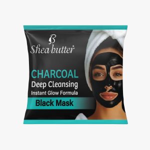 Shea Butter CHARCOAL Deep Cleansing Black Mask